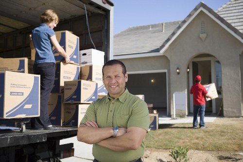 Wrapped bedroom furniture ready for long-term storage