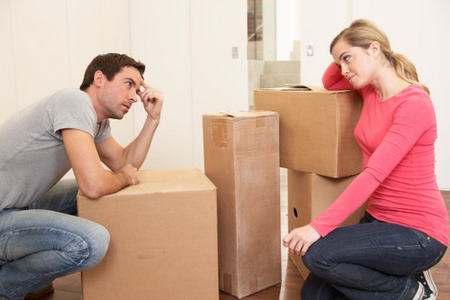 Residents using mobile self storage in Cockfosters for moving day